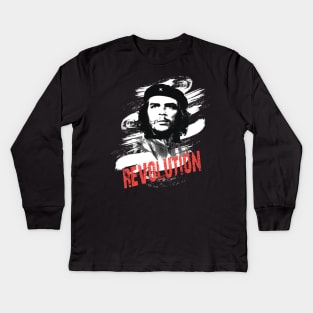 Che Guevara Revolution Kids Long Sleeve T-Shirt